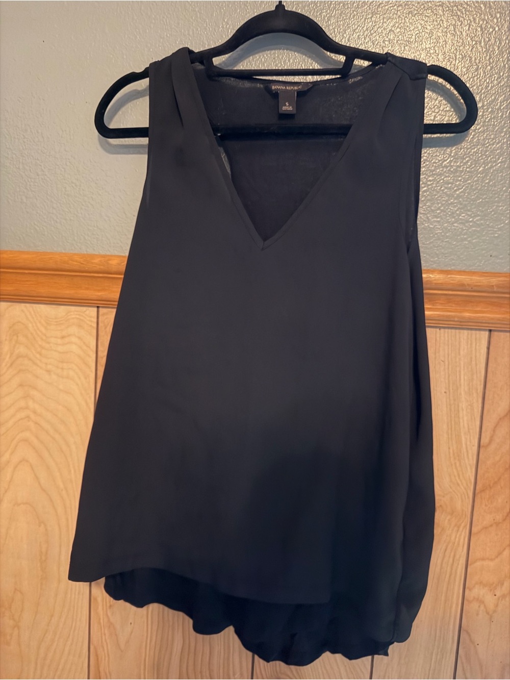 Banana Republic Black Racerback Tank Top